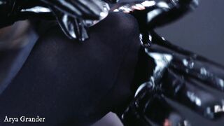 Feet Bondage Nylon into Ebony Tights. FETISH Fetisch Film of