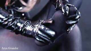 Feet Bondage Nylon into Ebony Tights. FETISH Fetisch Film of