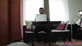 milf Milf Spreads Her Ass Cheeks Under Son's Command- Julie