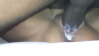Very Long African Penis Jizzes in Turned On Old Woman
