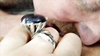 Lustful old bitch passionately jizzes from cunnilingus ... Inimitable orgasmic