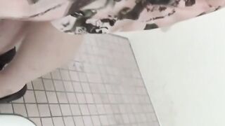 Wet and Wild in Shinjuku Japanese Squirrel Spreads Her Legs and Sprays the Train Station