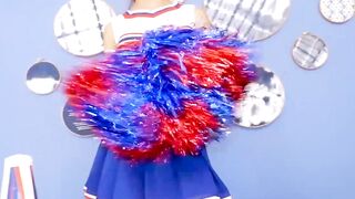 THE ULTIMATE CHEERLEADING SOLOS Watch as Lees TIGHT LITTLE HOLE GETS PUMMELED BY A HUMAN PNEUMATIC PUMP