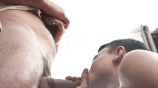 MONSTROUS DILF PRESIDENT OAK UNLEASHES WILD FURY ON HANDSOME AUSTIN YOUNG A PEEP SHOW FOR THE AGES!