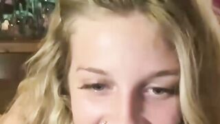 UNBRIDLED PLEASURES Blonde Bombshell Unleashes Ultimate Facial Insanity!