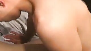 Horny twink rides big stiff pole and gets that sticky jizz