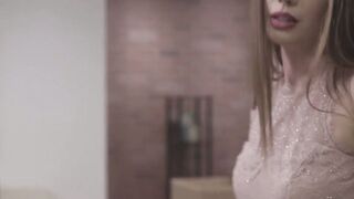 CRAZY TEEN PISSER Elena Koshka takes a Brutal Fingering  Bulging Come Shot INSIDE HER FRESH FEMCUT!