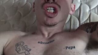 CUM FOR CASH Tattooed Latino Fucks Hardcock For Money!