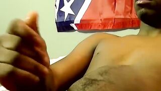 UNLEASH THE BEAST Bisexual DJ Spreads His Huge Black Cock for All to See!