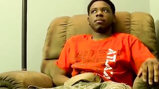 UNLEASH THE BEAST Bisexual DJ Spreads His Huge Black Cock for All to See!