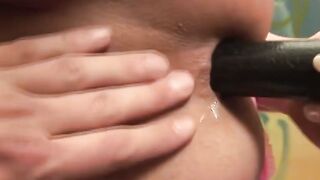 INSANE ANAL APOCALYPSE Blonde Bombshell Alina Unleashes Chaos on Her Own Ass