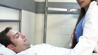 Trans Doctor Venus Lux dominates patient DJ with her cock and toys