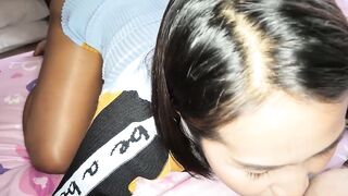 UNBELIEVABLE! Brown Beauty Lily Koh Lets Me SLIDE My Face INTO HER WET, JUICY PUSSY!