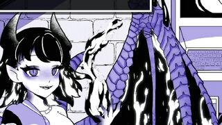 UNLEASH YOUR INNER BEAST DEEP THROATING A mythical DRAGON GIRL