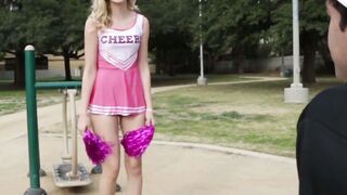 Stealing the Show Cheer Captains Trade Dads for Backdraft at Spirited Practice