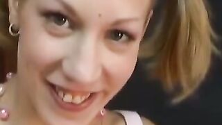 18 YEAR OLD TEENAGE SEX SLAVE DESTROYS HER FRIENDS BROTHER IN MULTIPLE ORGASMIC FACIALS!!