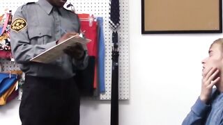 Officers Dirty Perversion BBC Cop Needs to Be Punished, Gives Blonde Shoplifter the Rawest Doggystyle Fcking Youve Ever Seen!