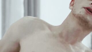 MINDBLOWING DEEP THROAT ACTION! Sexy Tattooed Hunk Zach Covington gets DEVASTATED by BBC Stallion Marquee DAngelo!