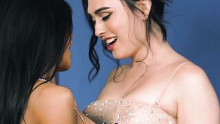 WILD σταś Exciting Foursome Fiesta Ember Snow Sexes Up Her Shemale Roommate  Tease!