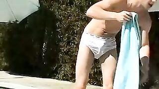 UNCUT LEAK ALERT! Zack and Mikes Poolside Cum Fest Unbridled Orgasmic Chaos!