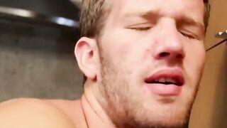 KITCHEN SEX FRENZY TWINKS DUSTIN FITCH AND JAKE GET IT DONE  NO UNDERWEAR NEEDED!
