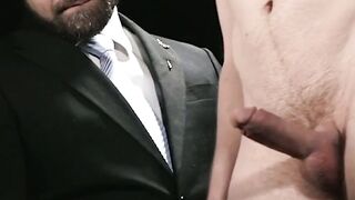36 Inches of Fury Serg Shepards Lofty Holes Devoured by 3 Insatiable Beast Cocks!