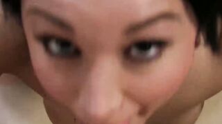 Cum eating session with naughty Ashton Pierce and Avril Hall