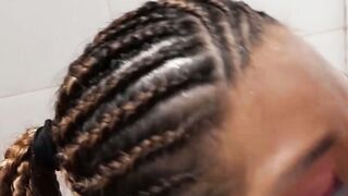 UNBELIEVABLE! Ebony Goddess Soaked to the Bone After Insatiable LUST Fest!
