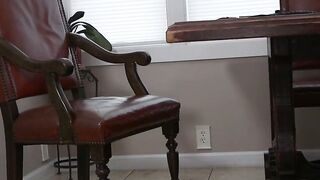 Couch Destroyed Unbridled Passion as Hairy Mistress Aspen Brooks Dominates and Devours Gorgeous Jessie Prather