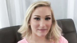 UNBELIEVABLE! Blonde Sex Goddess Depresses Casting Director with Insatiable Lust and Ravishes Him with Unrelenting Passion!