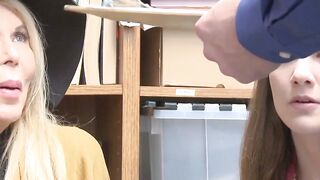 Cop Takes Revenge on Juicy Thieves  Lesbian Lovers Get Consumed!