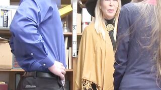 Cop Takes Revenge on Juicy Thieves  Lesbian Lovers Get Consumed!