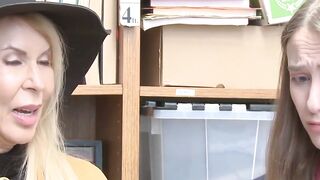 Cop Takes Revenge on Juicy Thieves  Lesbian Lovers Get Consumed!