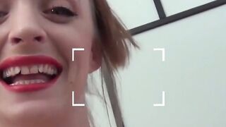 EPIC TRICK JOB! Naughty Nerd Cums in Her Sloppy Blowjob Masterpiece!