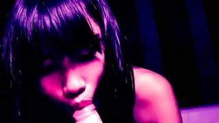 Big cock Asian tranny hardcore anal sex