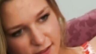 UNBRIDLED PASSION Blonde Bombshell Devours Cock, Gives Juicy Reward