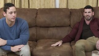 Straight Tobias visits Troy Accolas bedroom and fills his tight hole