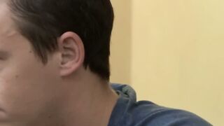 Straight Tobias visits Troy Accolas bedroom and fills his tight hole