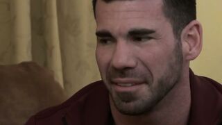 Straight Tobias visits Troy Accolas bedroom and fills his tight hole