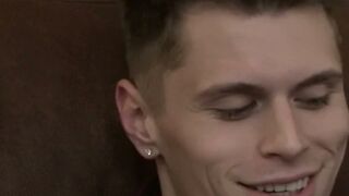 Straight Tobias visits Troy Accolas bedroom and fills his tight hole
