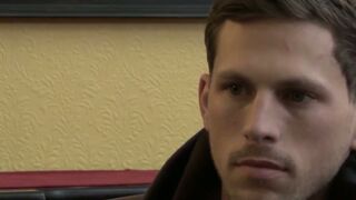Straight Tobias visits Troy Accolas bedroom and fills his tight hole