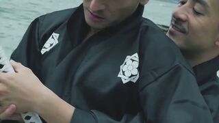 INVASION OF THE JAPANESE GOD MANABU UNLEASHES HIS WILDEST DESIRES ON THE MUSCLED LITTLE SLAVE MIKA AYDEN