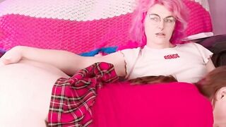 Unleash the Beast Shemale Seduction Leads to Explosive Blowjob Frenzy!