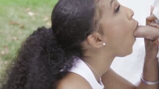 MILF Meets Voyeur Busty Ebony Olivia Jayys Breathtaking SweatSoaked Workout Exposes Her CumFriendly Physique!