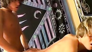 UNLEASH THE BEAST Twink Couples Insatiable Anal Rampage Ends in a Messy CumFilled Catastrophe!