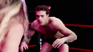 Three Brave Cocks Vs One Experienced Wrestling Fighter