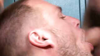 MELTDOWN Hairy Gay Gods Unleash FURY in Insatiable Blowjob and Butt Slammer Rodeo!
