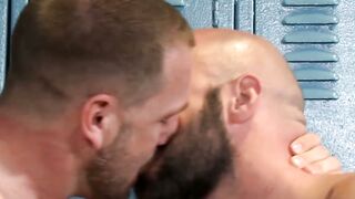 MELTDOWN Hairy Gay Gods Unleash FURY in Insatiable Blowjob and Butt Slammer Rodeo!