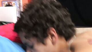 UNLEASHED ANIMAL! CurlyHaired Cutie Takes a DEEP FUCKING after Blinding Blowjob  Gets LOOSE!
