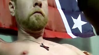 Chris Balls Dealt with a Meaty Black Sledgehammer After a Slobbery Blowjob